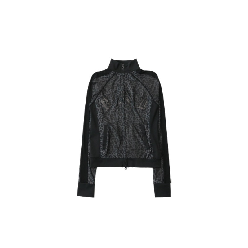 ミスティックトラック ジップアップ - ブラックレオパード