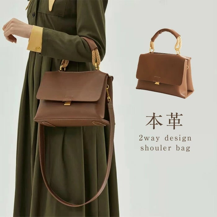 本革 レザー バッグ 肩掛け 手提げバッグ 小さめ ハンドバッグ 3way 軽量 斜め掛け カバン レディースバッグ ショルダーバッグ