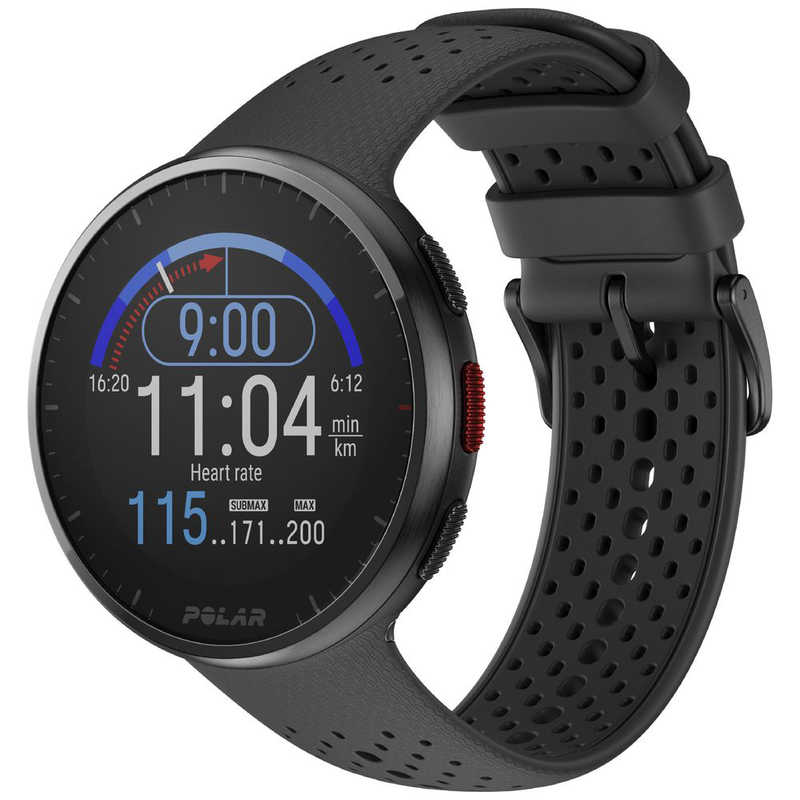 POLAR　スマートウォッチ POLAR PACER PRO カーボンブラック　900102178