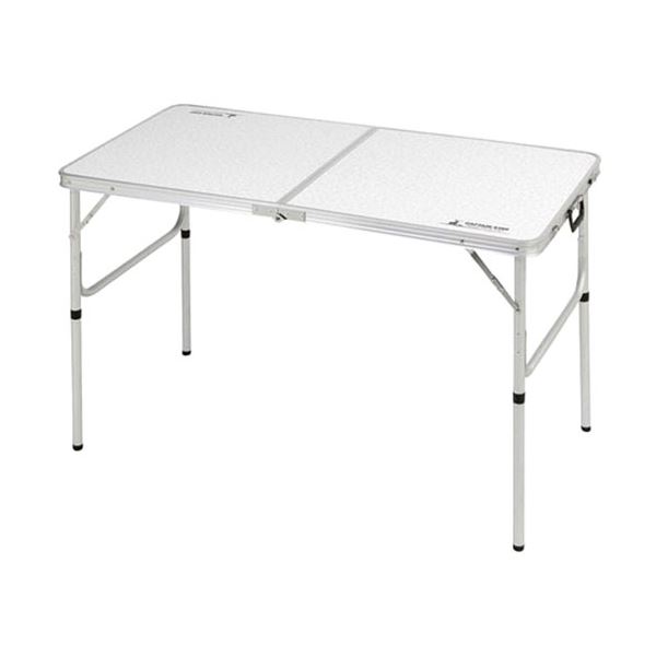 キャプテンスタッグ ラフォーレアルミツーウェイテーブル アジャスター付 M 120x60cm UC-0510
