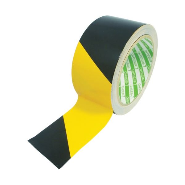 (まとめ) 日東エルマテリアル トララインテープ 50mm×25m 黄/黒 TRR-50 1巻 (×3セット) 6,511円