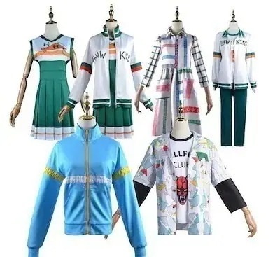 【短納期】超低価 格2025コスプレ ハロウィン ストレンジャーシングス4 制服チアリーダー制服男女公演コスプレ制服 コスチューム