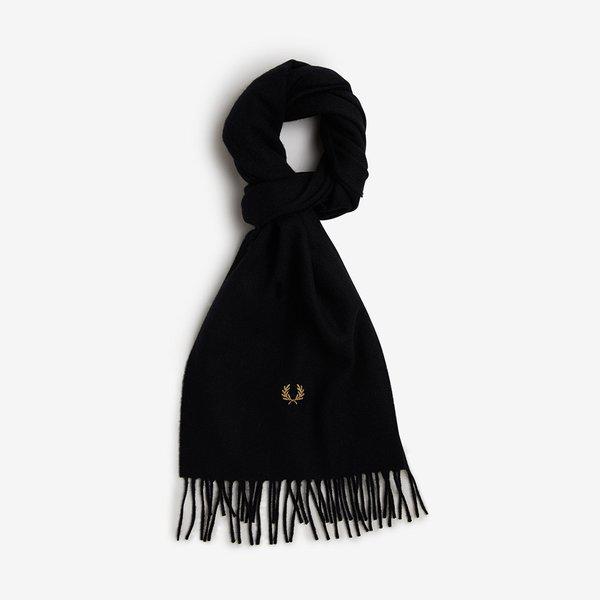ラムウールスカーフ - ブラック CFPU2534126-102