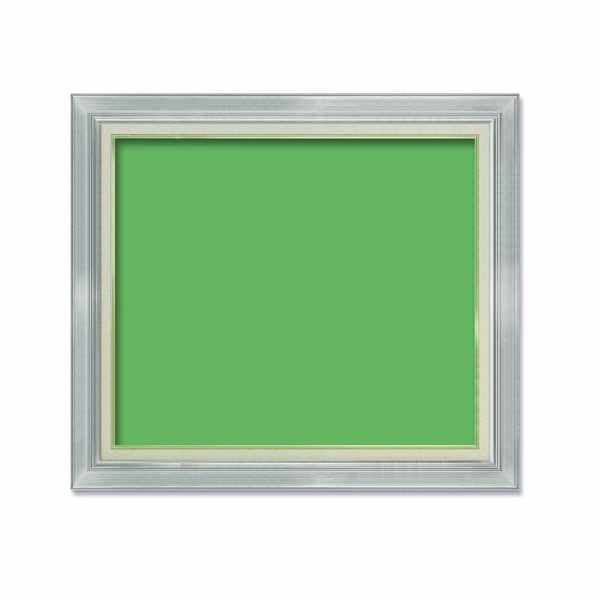 ( 油額 ) 油絵額 キャンバス額 金の油絵額 銀の油絵額 M20号 727×500mm シルバー 額 額縁 フレーム