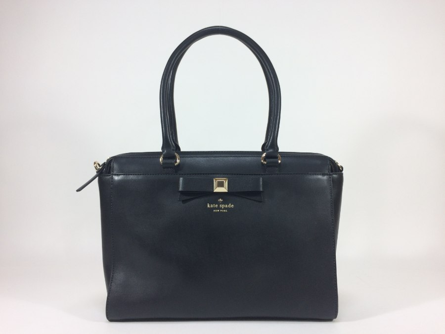 トートバッグ 2way ショルダーバッグ レザー ブラック 中古品