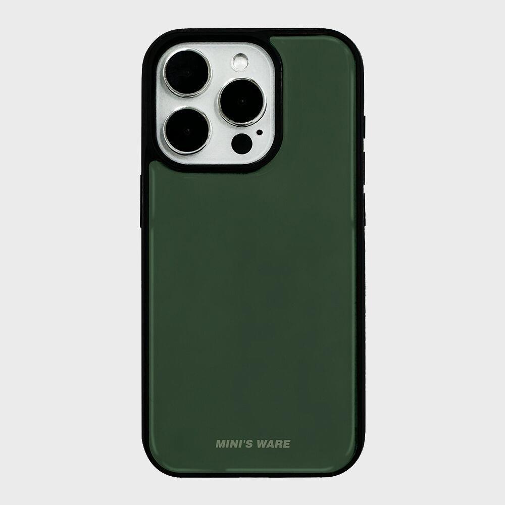mini s ware Slick tone Epoxy Case_Juniper Green
