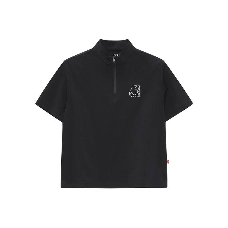 ノルディスク NORDISK ヒュッゲエア ハーフジップ半袖Tシャツ - W_Black OWM25274Z1 213863
