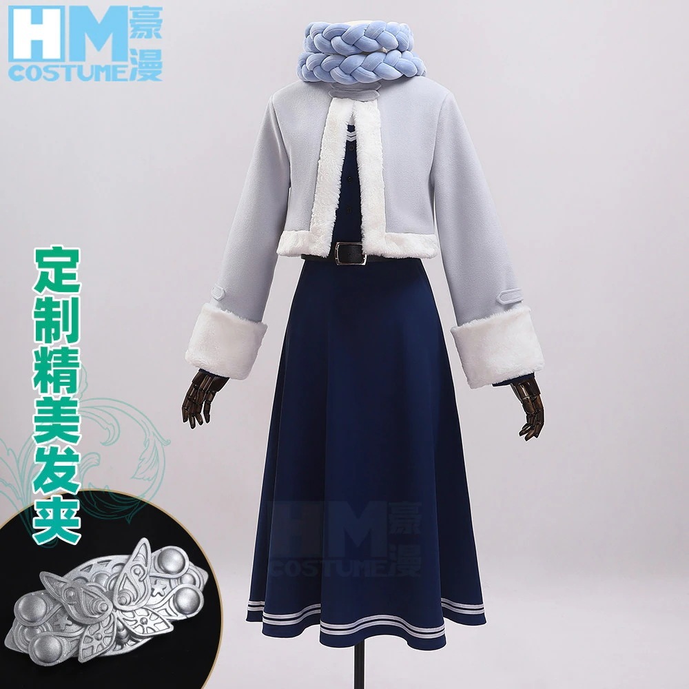 ハロウィン 葬られた芙莉莲コスプレフィレン冬服cos服秋冬ワンピース二点セット女装