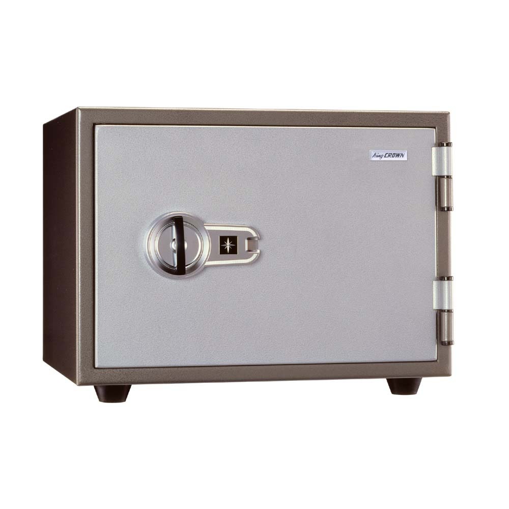 日本アイエスケイ 特殊マグネットロック式耐火金庫 KS-20MA 耐火金庫 家庭用金庫 セキュリティ 特殊 A4サイズ 簡単 ツートン ブラウン シルバーマグネットキー 自動施錠 地震 災害 防災 36,842円
