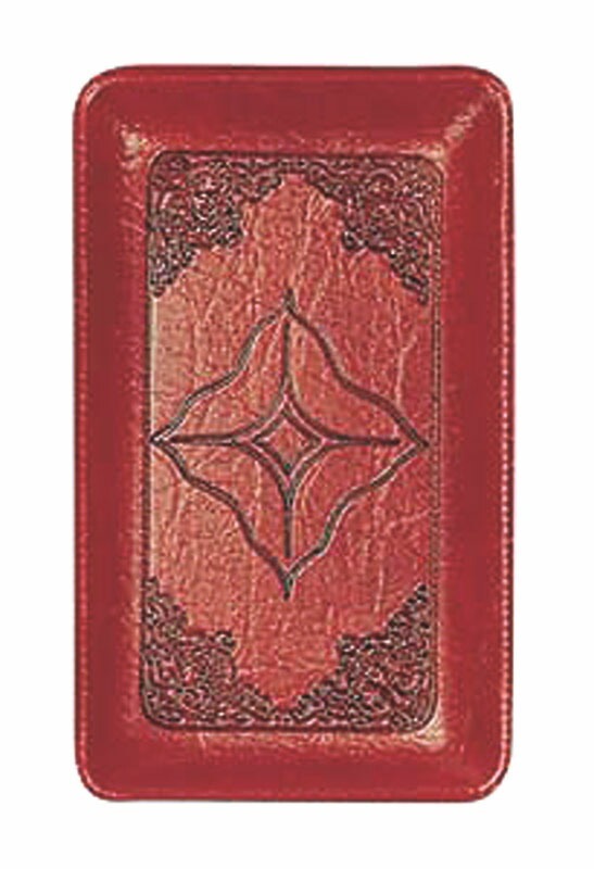 （まとめ買い）シンビ T-1 合皮キャッシュトレイ 赤 [x3]