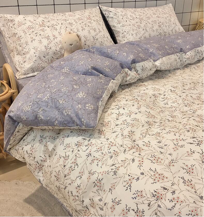 新入荷！韓国風 新生活 敷き布団カバー 枕カバー フラットシーツ/ボックスシーツ 四季通用 布団カバーセット シングル セミダブル ダブル 姫系 寝具カバー 掛け布団カバー プレゼント 純綿 洗える