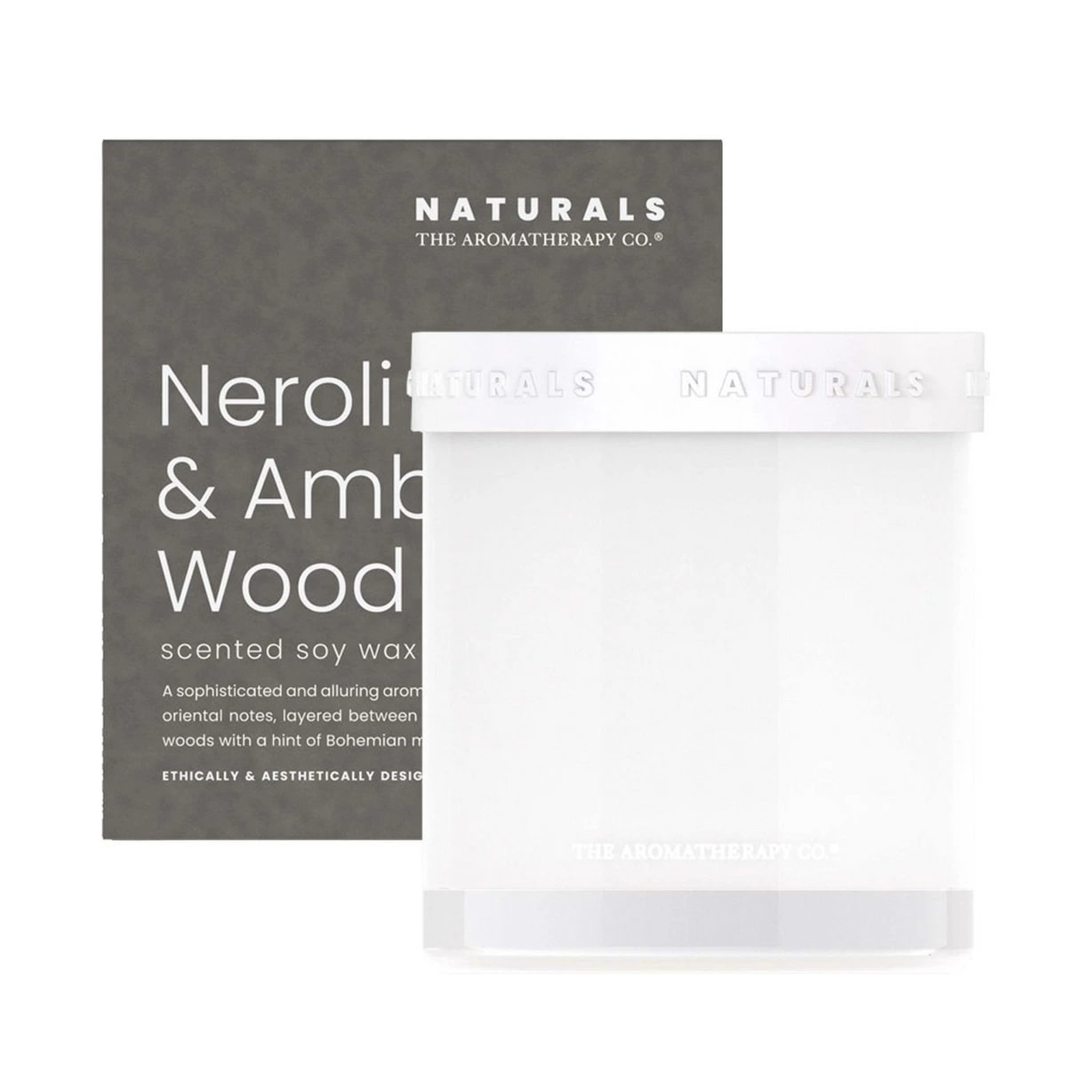 （THE AROMATHERAPY CO.）Naturals　キャンドル　400g　Neroli & Amber Wood　ネロリ＆アンバーウッド　Candle　（アロマセラピーカンパニー）