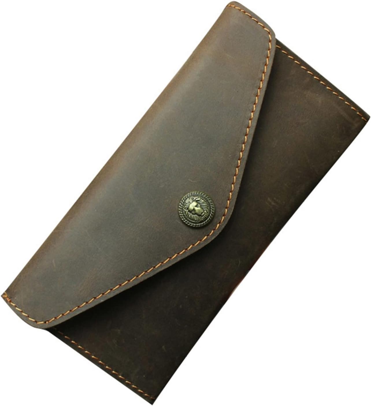 【20%OFFクーポン】男女兼用 長財布 レディース メンズ 2つ折り ボタン 大きい 牛革 アニマル柄 財布 大容量 カード入れ スマホ入れ可 レシート 多機能 スキミング防止 取り出しやすい お手 7,934円