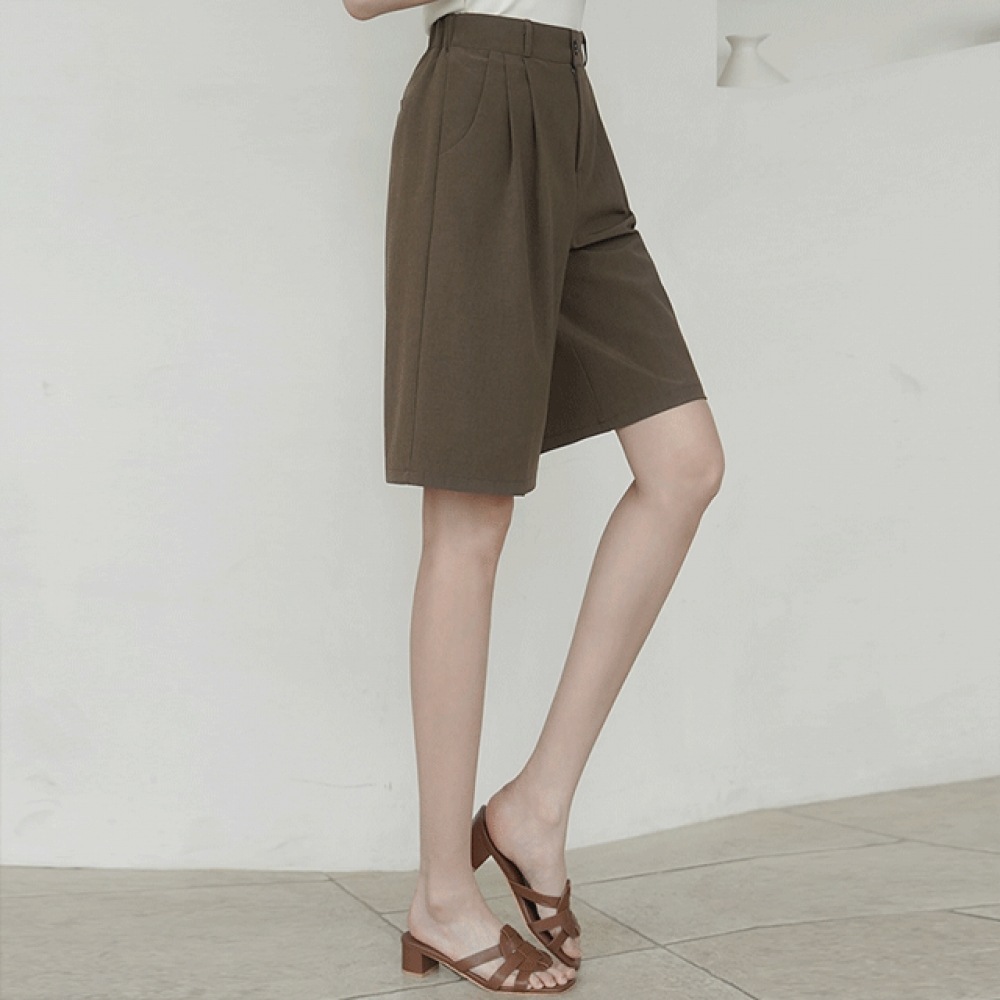 クリック＆ファニー クーリング感満点 ピンタック半パン[S,M,Lサイズ]