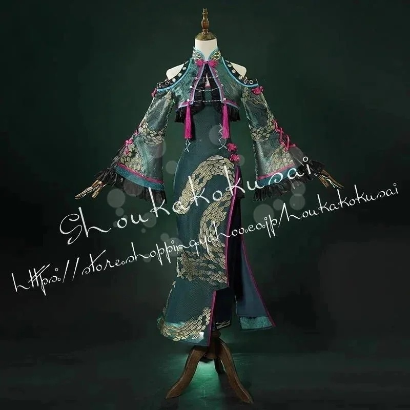 初音ミク へび チャイナドレス コスプレ衣装 イベント コスチューム 変装活動 仮装 学 園祭 撮影 祭り クリスマス ハロウィン