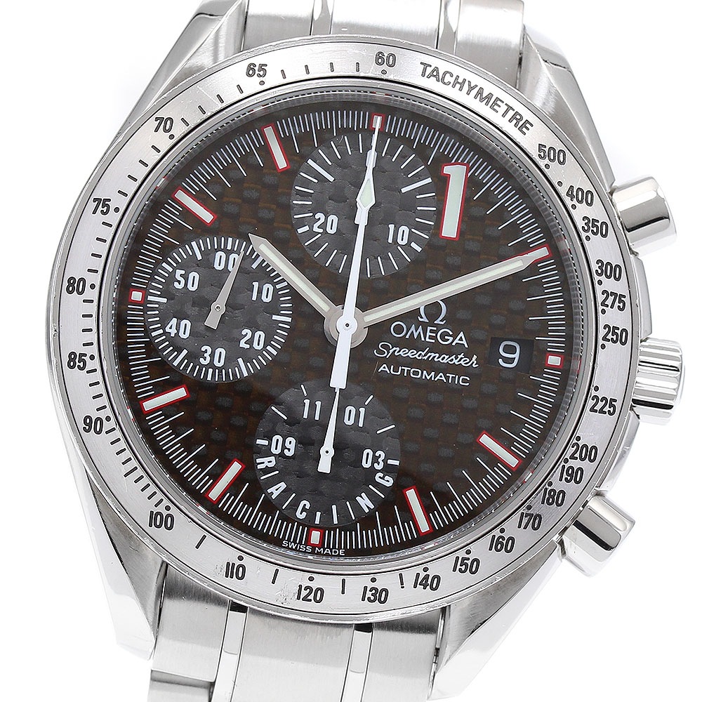 オメガ OMEGA 3519.50 スピードマスター レーシング ミハエル・シューマッハ 自動巻き メンズ 保証書付き_899904【中古】