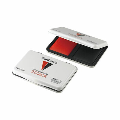 他サイト： スタンプ台(エコス) 2COLOR 赤・黒 シヤチハタ HGW-3ECの商品画像