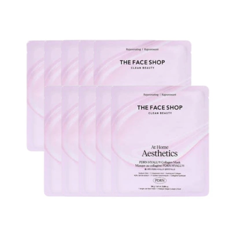 [25SS/New]ホームステック PDRN ヒアル11 コラーゲンマスク 10枚 #1枚 24g