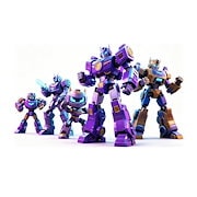 トランスフォーマー 非正規 JQ trend 重機合体ロボ 6体合体で巨大ロボに (6体合体) MPG トレインボットライデンのアップグレードパーツ JQ trend