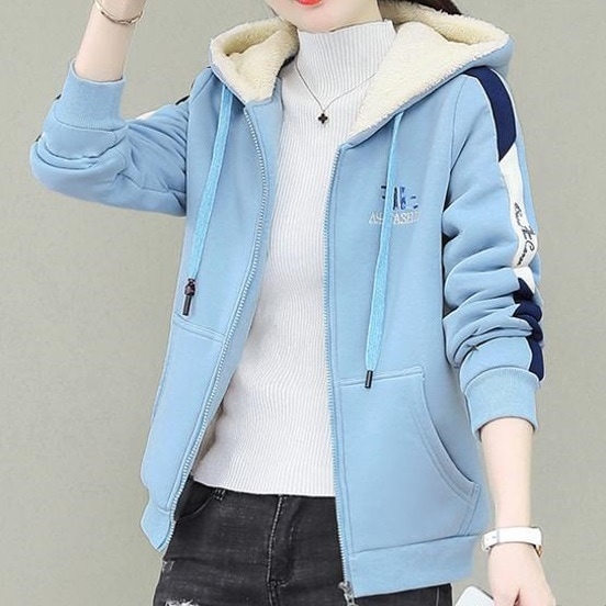 アウター スエードコート フード パーカー レディース 秋 冬 カジュアル 暖かい 厚手 モコモコ ミドル丈 裏起毛 羽織物 カンガルーポケット スポーティー アームライン 長袖 カーディガン