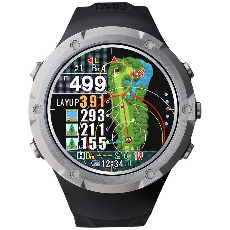 ショットナビ　腕時計型GPSゴルフナビ Shot Navi Evolve α ブラック　EvolveアルファBK 16,982円