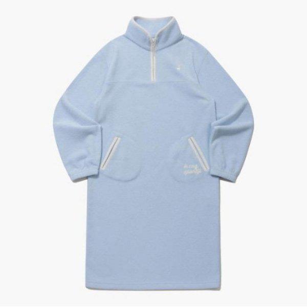 ショートパンツ UQC QP422OOPO1-HBL 女性 フラuffy ニット ルーズフィット ワンピース / H.BLUE