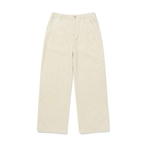 パンツ CQK CO2303PT61-IV ウーマン コーデュロイ ワイド パンツ アイボリー
