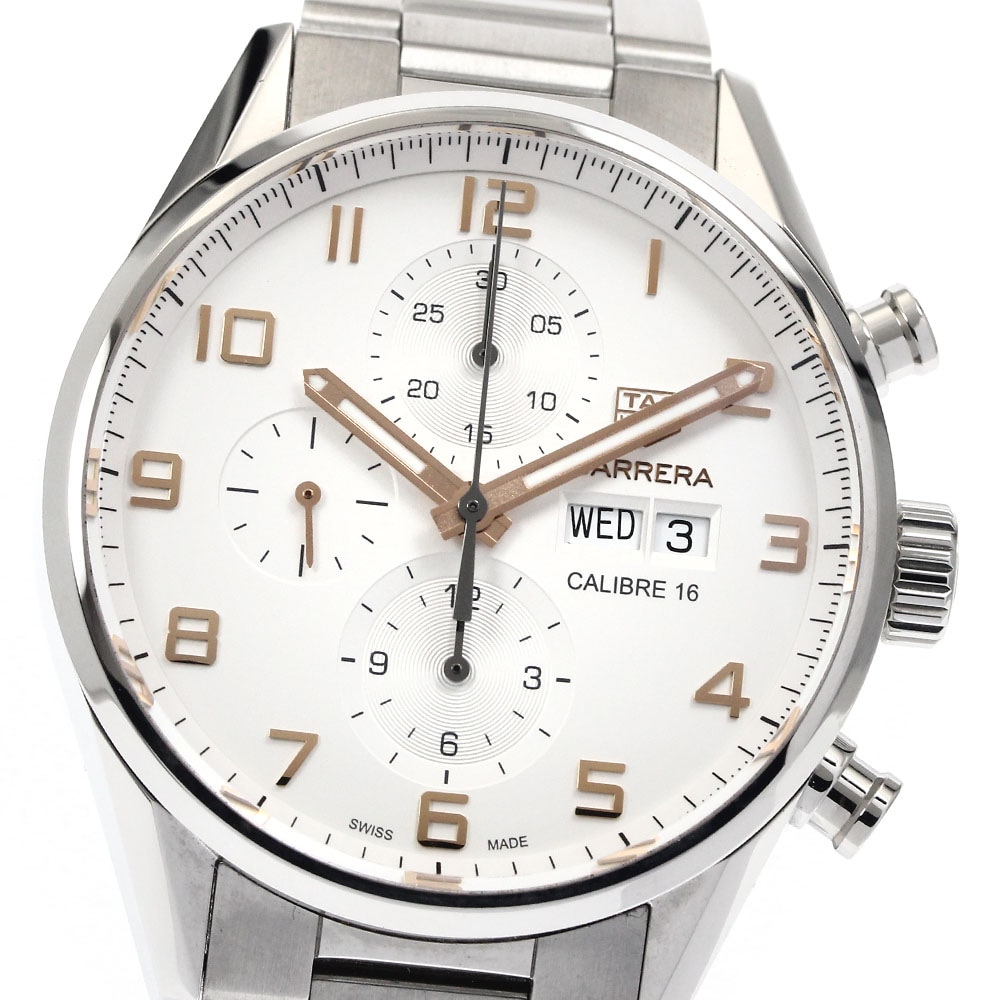 タグホイヤー TAG HEUER CV2A1AC カレラ キャリバー16 自動巻き メンズ 美品 保証書付き_866432【中古】