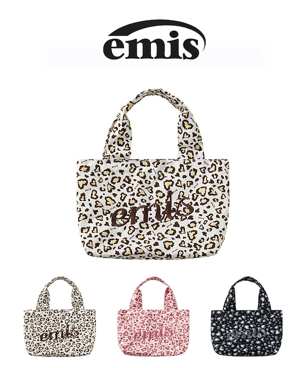Qoo10 EMIS LOGO LEOPARD トートバッグ