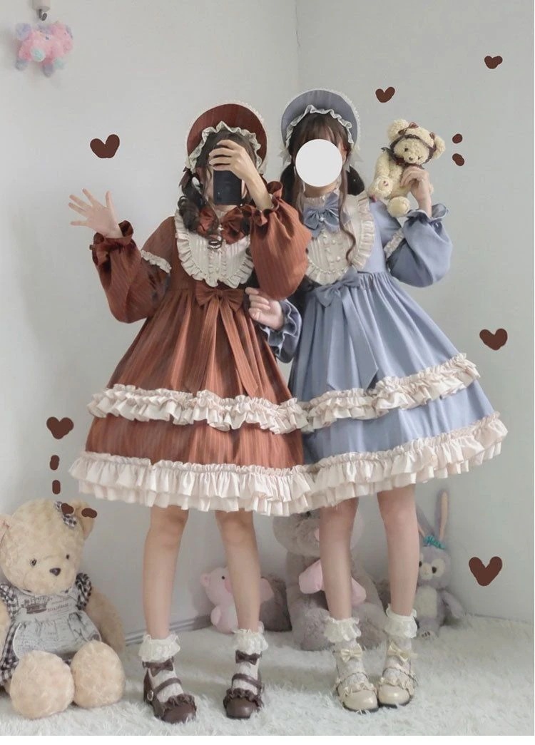 Lolita二次元ロリータソフトロリータかわいい女の子文化祭ドレス