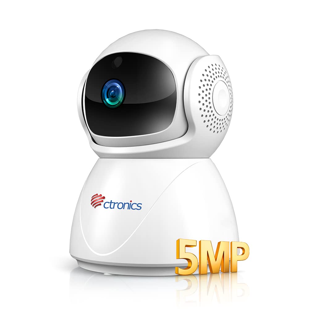 【パソコン操作】Ctronics ペットカメラ 自動追尾 ベビーモニター5MP 24時間録画 ONVIF FTP対応 ヒューマン検知 遠隔操作 双方向会話 家族共有 室内カメラ スマホ連動 警報通知