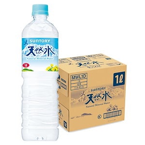 Qoo10] サントリー サントリー 天然水 1L×12本