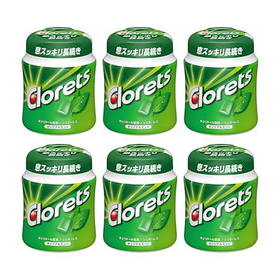 他サイト： モンデリーズ クロレッツ オリジナルミントボトル 140g ×6個の商品画像