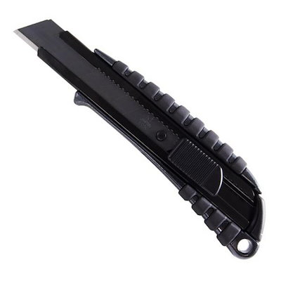 他サイト： ＮＴ PMGL-EVO2R カッターナイフＬ型 プレミアムＧ オートロック式 黒 全長１５７ｍｍ PMGLEVO2Rの商品画像