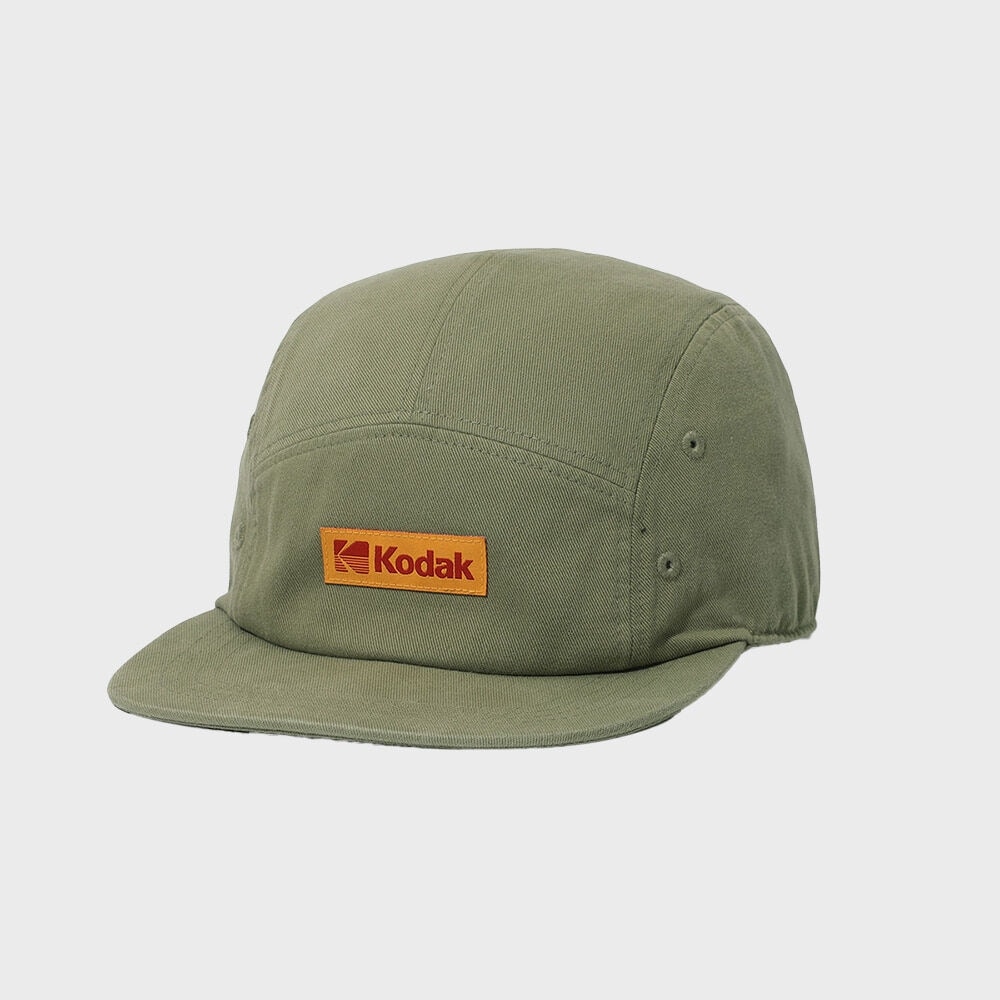 コダックアパレルロゴキャンプキャップ KHAKI