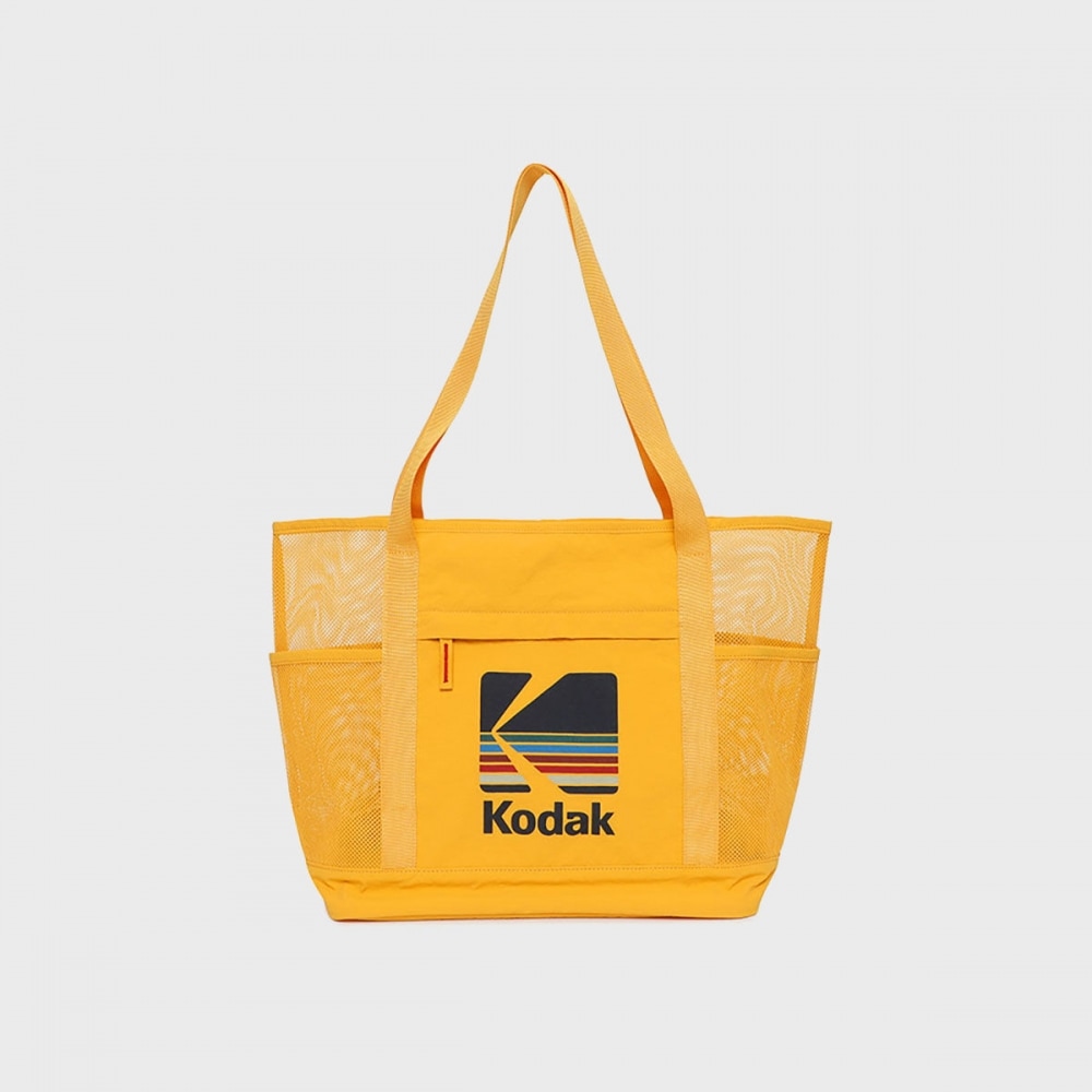 コダックアパレル レインボー メッシュ ショルダーバッグ YELLOW