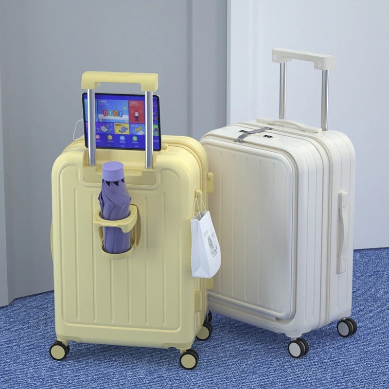 バッグキャリーバッグ多機能スーツケースのレバーケース女性の前に開口した男性20インチ旅行搭乗パスワードスーツケース24インチ 【急速出荷】