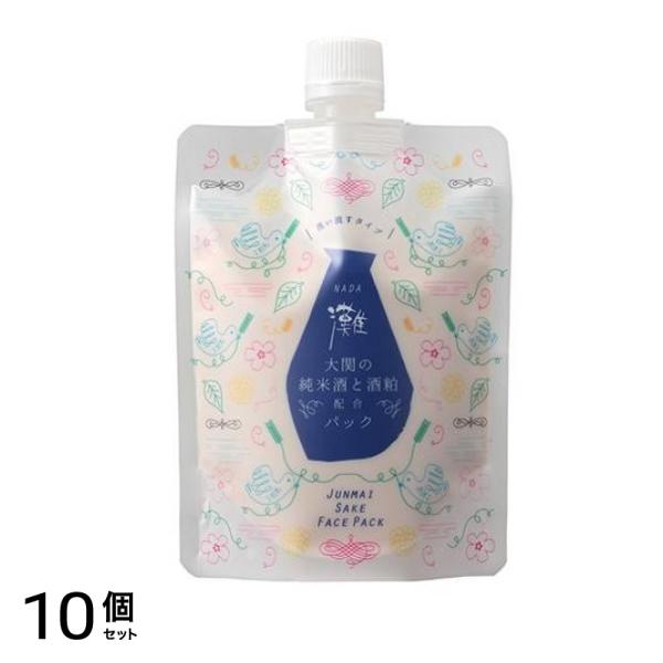 蔵元発 灘 純米酒と酒粕のパック 170g 10個セット