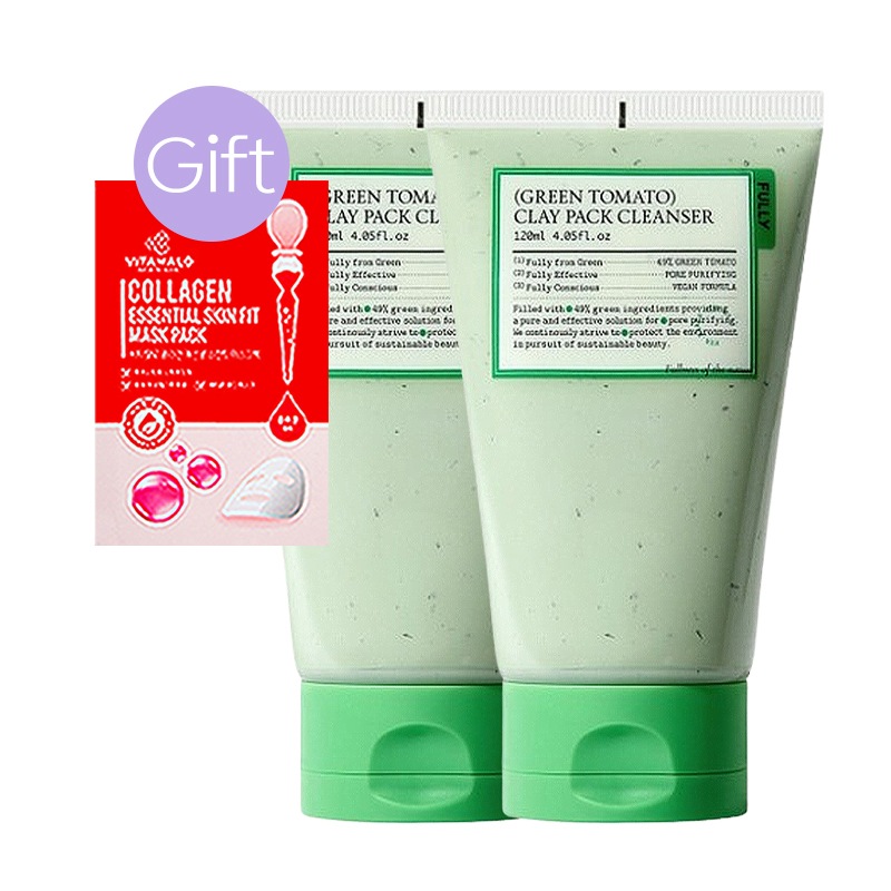 【正規品】ビーガン グリーントマト クレーパック クレンザー 120ml (2個) 6,796円