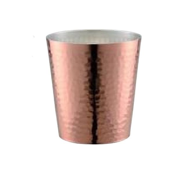 華ロックグラス槌目300ml銅ミラー