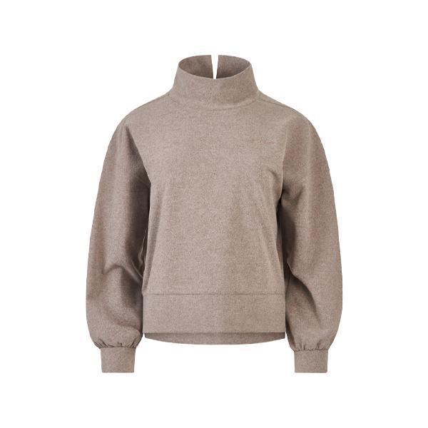 女性ウールライクハーフネックTシャツ FM1SPJWCNRL356W DBR_P413172776