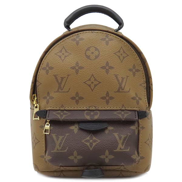 ルイヴィトン LOUIS VUITTON 2WAYバッグ パームスプリングス MINI モノグラムキャンバス モノグラムリバースキャンバス モノグラム ゴールド金具 茶 バックパック M44872 F