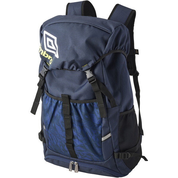 サッカー UF5SBP02U NVLM バックパック(ボールネット付) ネイビー×ライム 30L