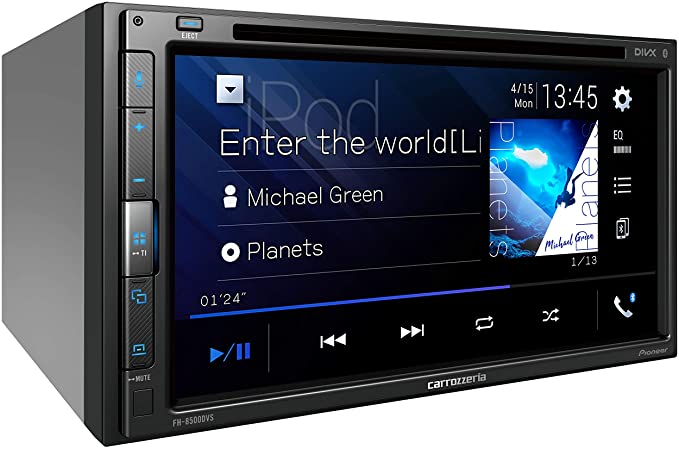カーオーディオ AppleCarPlay AndroidAuto対応 2DIN CD DVD USB Bluetooth FH-8500DVS