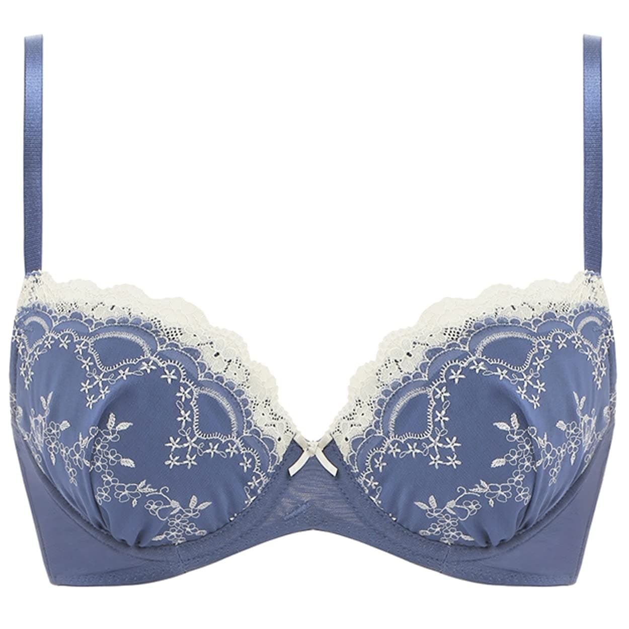 [AMOSTYLE BY Triumph] エントリーコレクション 谷間くっきり ブラ＆ショーツセット（カラフルデイジー） レディース