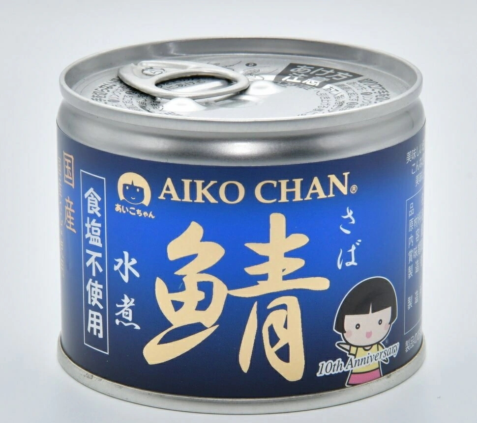 伊藤食品 あいこちゃん鯖水煮 【食塩不使用】 190g72個/3ケース