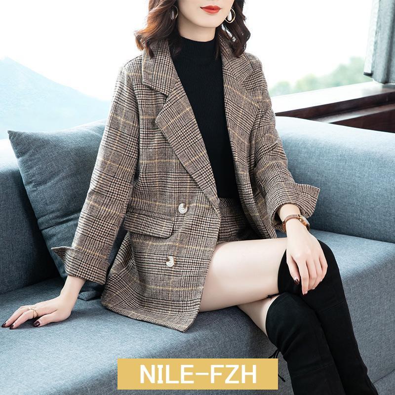 セットアップ レディース 秋冬 セットアップ オシャレ チェスター 上品 アウター 通勤 着痩せ40代 チェック柄スーツコート ショットパンツ ラシャ