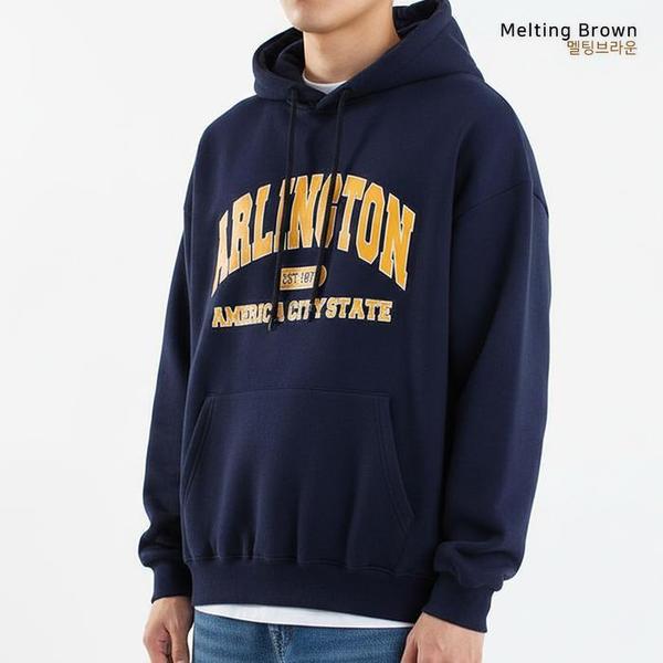 メンズ起毛パーカー オーバーフィットパーカー AL25