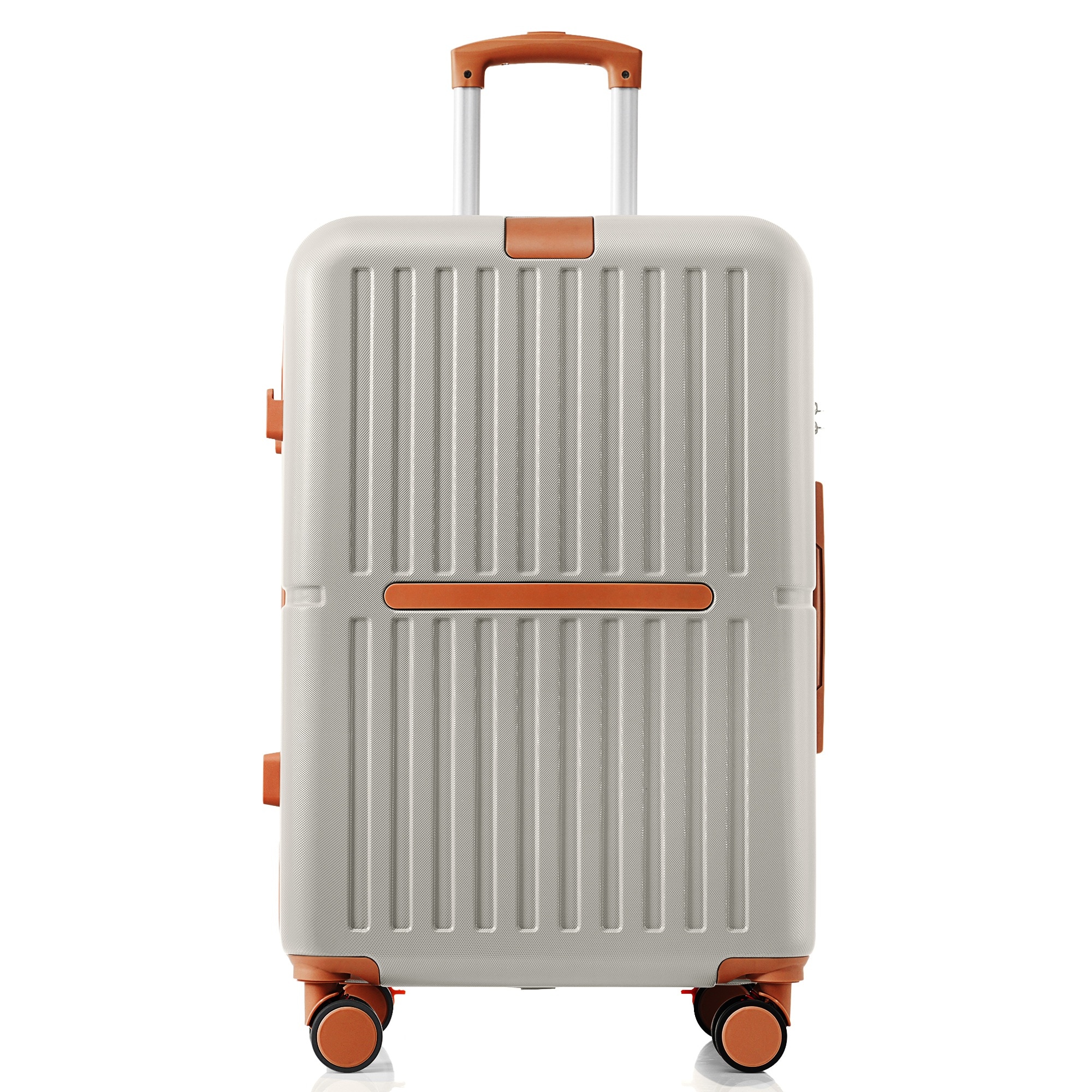 【2点購入で150OFF】【国内即発送】スーツケース Mサイズ USBポート付き キャリーケース ストッパー付き カップホルダー付き フック式底足 3日~7日 大容量 超軽量 軽い おしゃれ かわいい