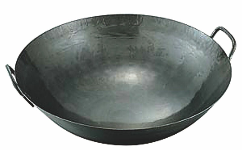 カンダ 鉄打出中華鍋 1.2mm（取手溶接）42cm